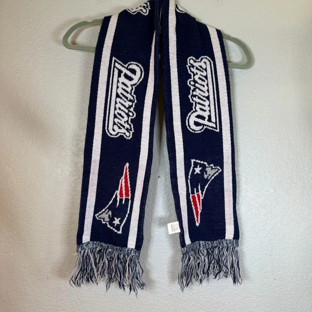 New England Patriots Warm Knit Superbowl Football Fan Casual Warm Winter Scarf